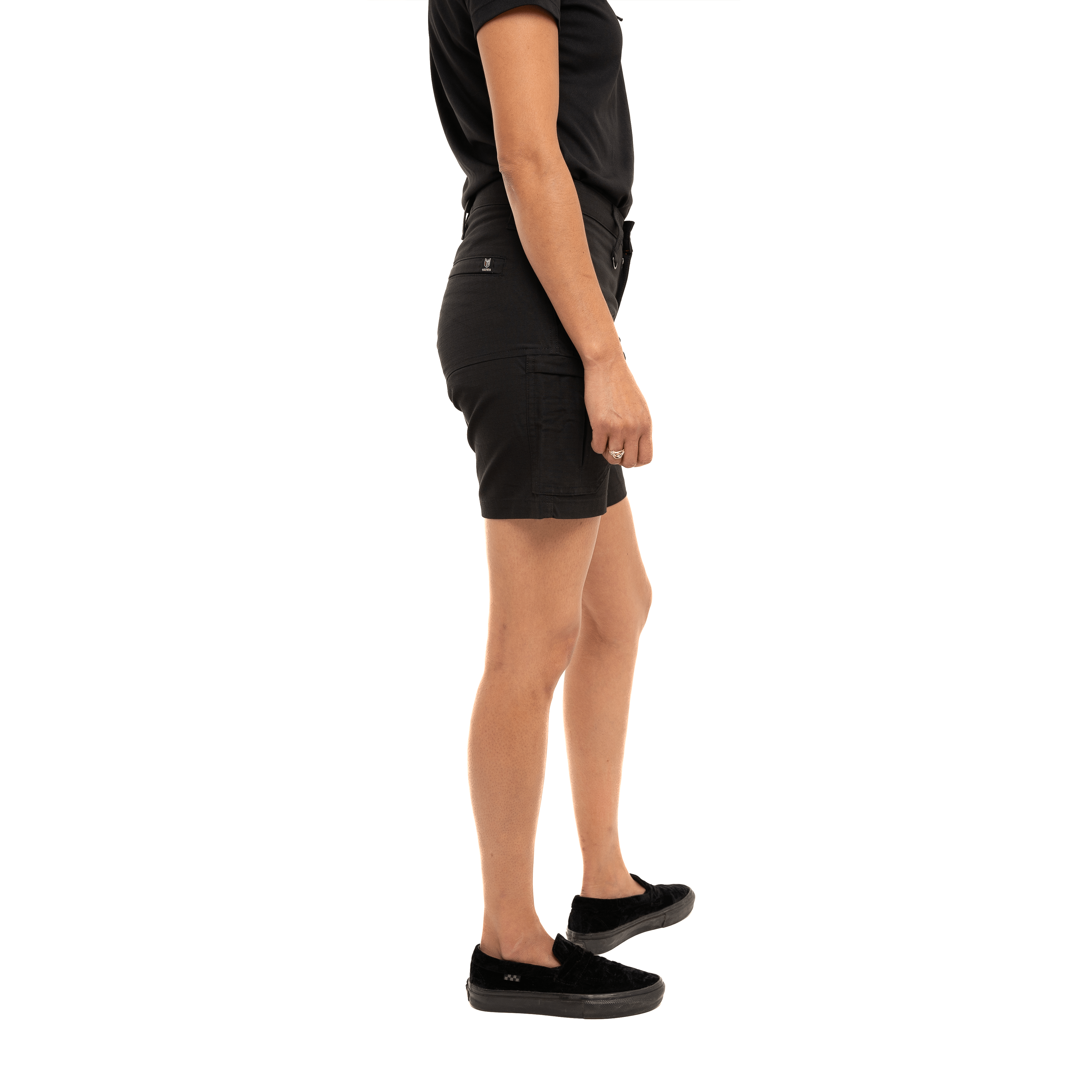 Avro Women's Cargo Shorts - Black - Marwin Sports