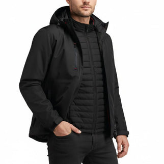 Balkan Men's 4 in 1 Jacket - Black/Grey - Marwin Sports