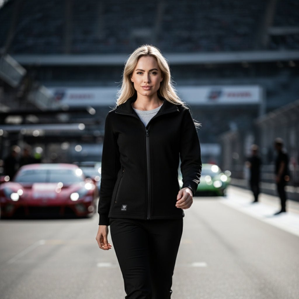 Haltia Women's Full Zip Hoodie - Black - Marwin Sports