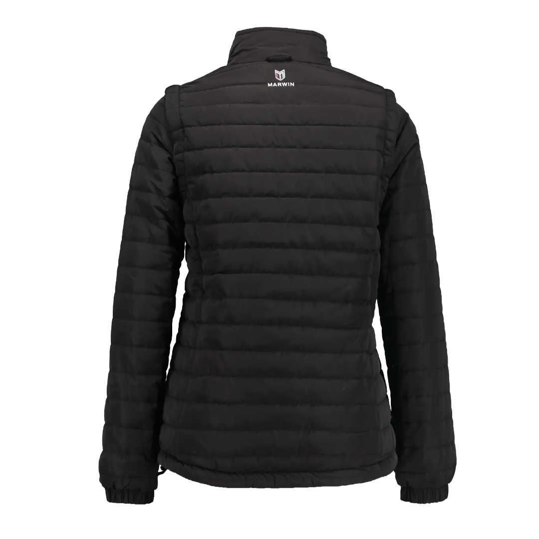 Marwin Sports Mopar Blue Hood 3 - in - 1 Women's Jacket - Black/Blue - Marwin Sports