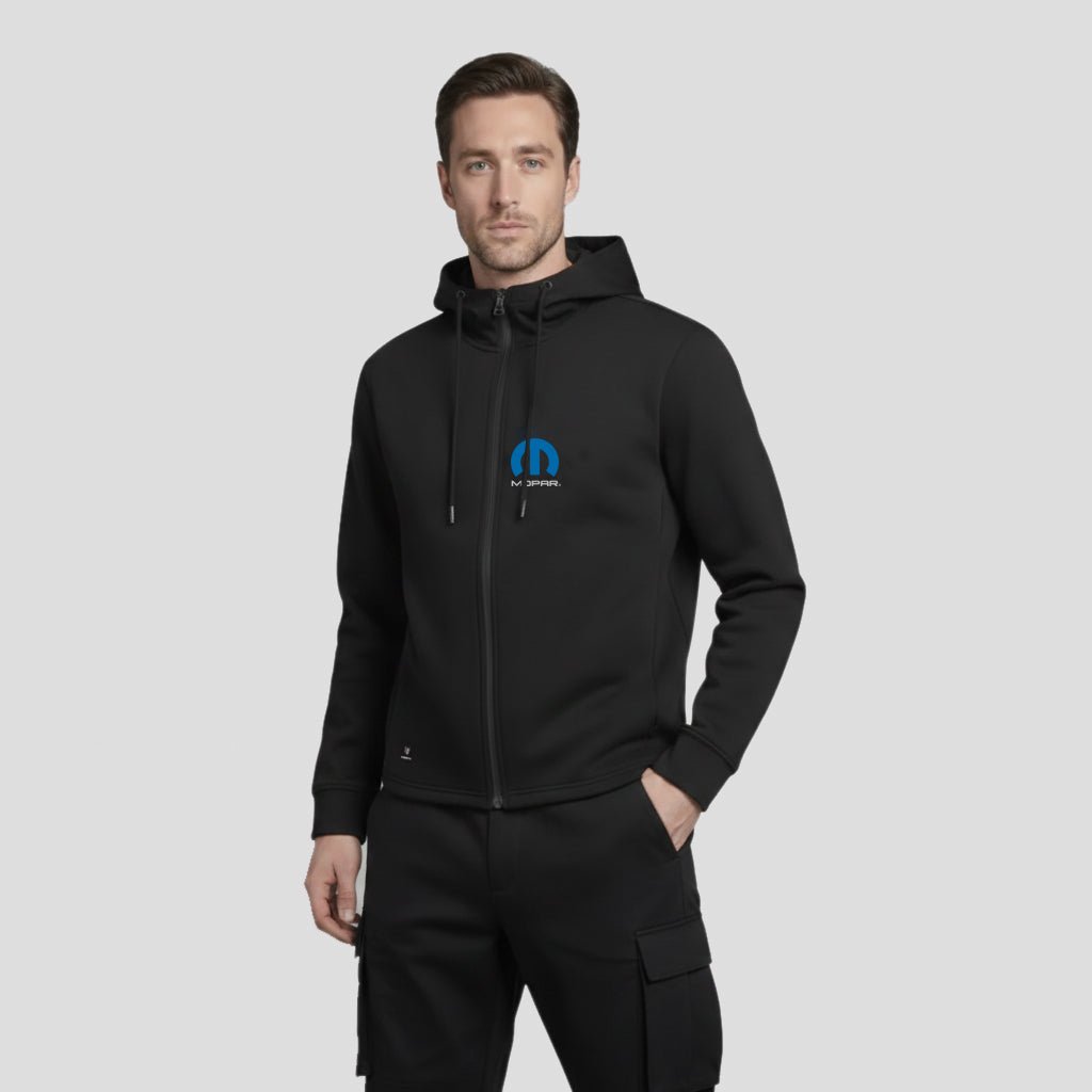 Marwin Sports Mopar Full Zip Men's Hoodie - Black - Marwin Sports