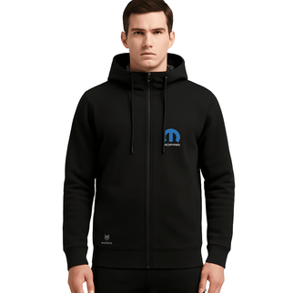 Marwin Sports Mopar Full Zip Men's Hoodie - Black - Marwin Sports