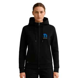 Marwin Sports Mopar Full Zip Women's Hoodie - Black - Marwin Sports