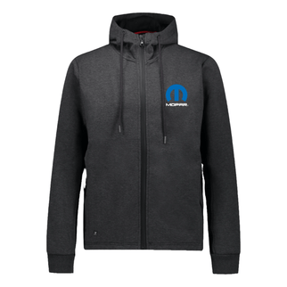 Marwin Sports Mopar Grey/Black Full Zip Hoodie - Marwin Sports