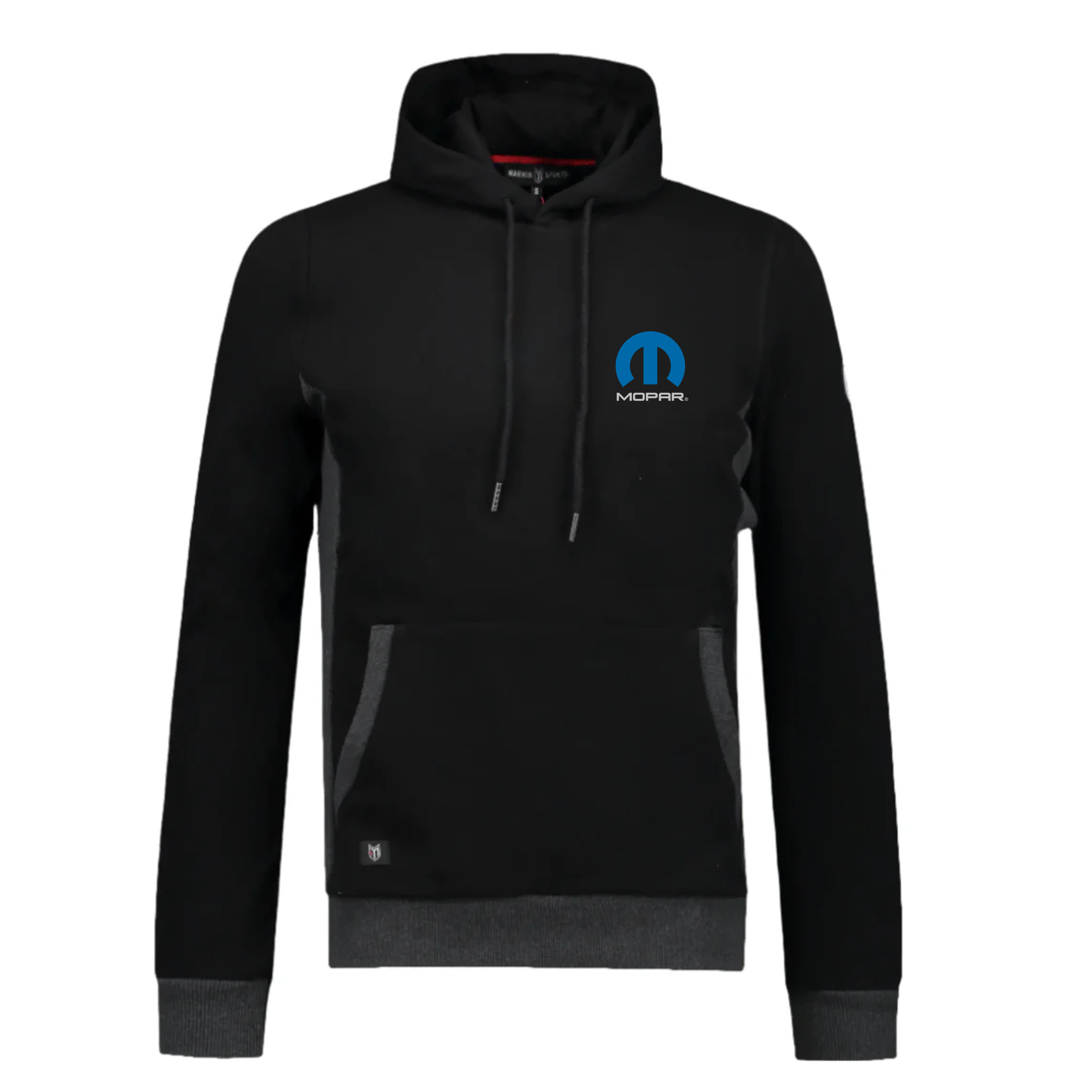 Marwin Sports Mopar Men's Pullover Hoodie - Black/Grey - Marwin Sports