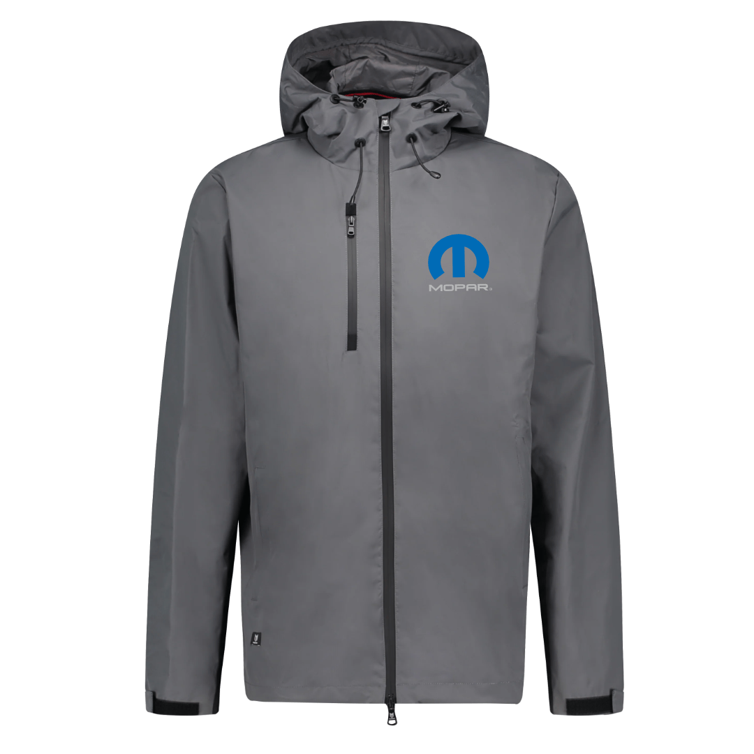 Marwin Sports Mopar Men's Rain Jacket - Grey/Black - Marwin Sports