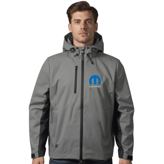 Marwin Sports Mopar Men's Rain Jacket - Grey/Black - Marwin Sports