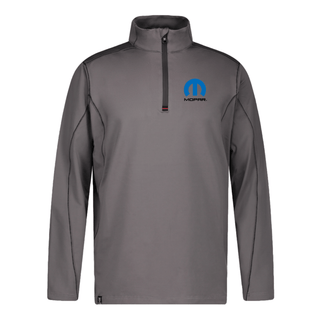 Marwin Sports Mopar Quarter Zip Men's Pullover - Grey - Marwin Sports