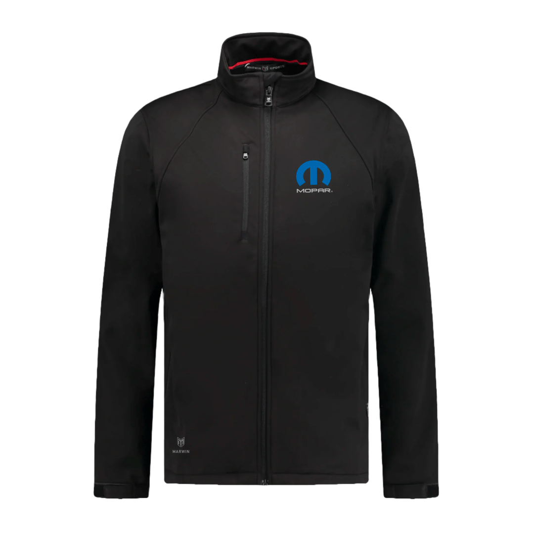 Marwin Sports Mopar Softshell Men's Jacket - Black - Marwin Sports