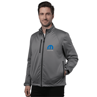 Marwin Sports Mopar Softshell Men's Jacket - Grey/Black - Marwin Sports