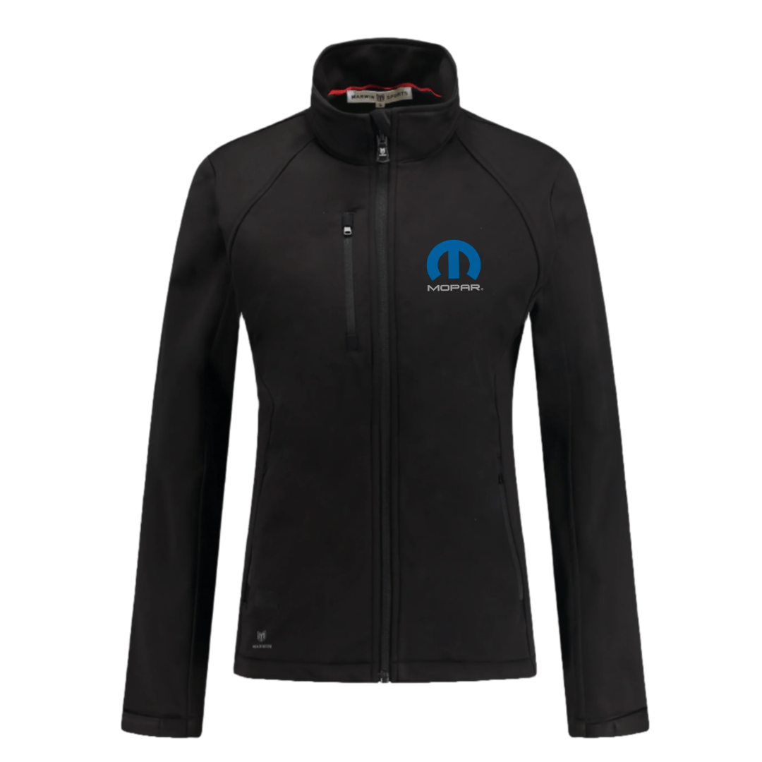 Marwin Sports Mopar Softshell Women's Jacket - Black - Marwin Sports