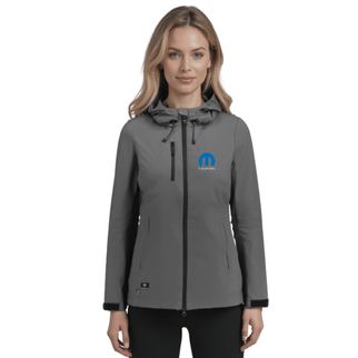 Marwin Sports Mopar Women's Rain Jacket - Grey/Black - Marwin Sports