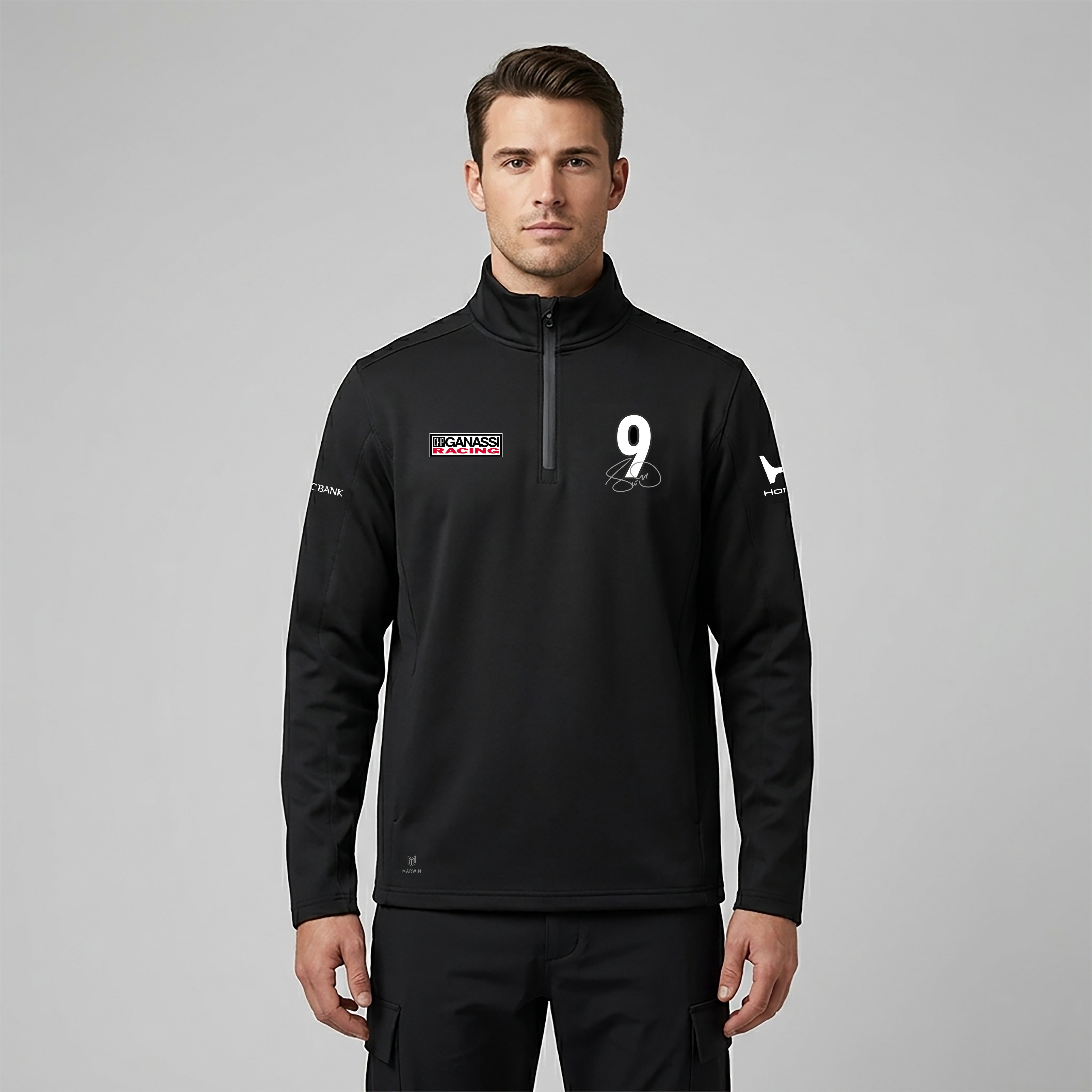 Men’s Hayes Quarter Zip – Official Scott Dixon CGR Fanwear - Marwin Sports
