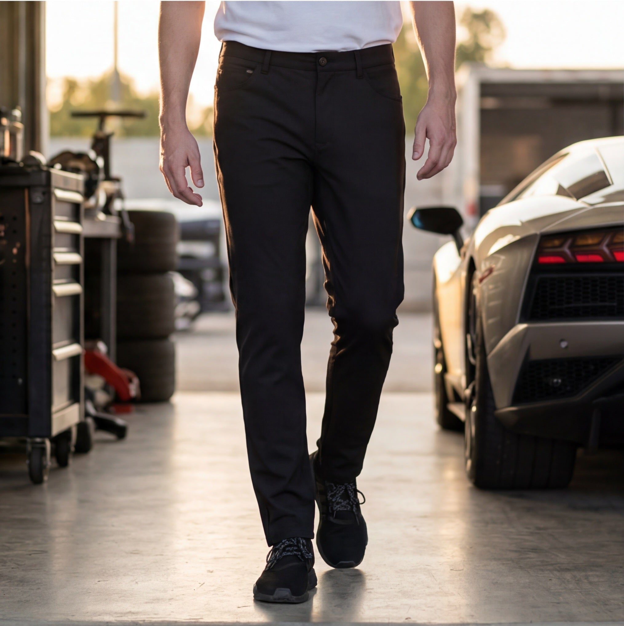 Proof Men's Performance Pants Standard Fit - Black - Marwin Sports