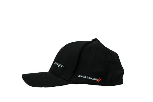 Marwin Sports Dodge Hellcat SRT Embroidered Logo Unisex Must-Have Fanwear Black Baseball Cap, Classic Hat