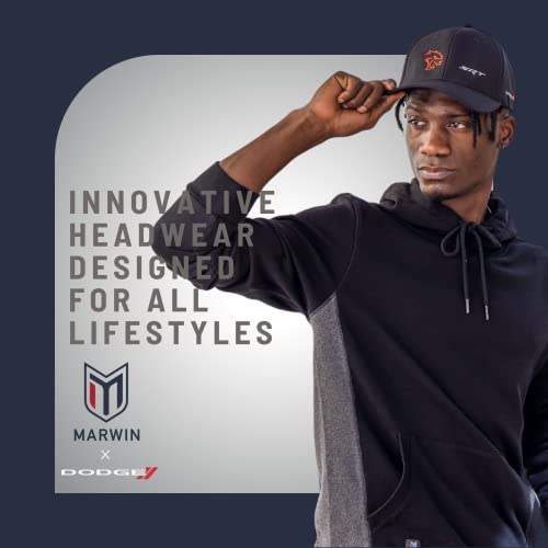 Marwin Sports Dodge Hellcat SRT Embroidered Logo Unisex Must-Have Fanwear Black Baseball Cap, Classic Hat