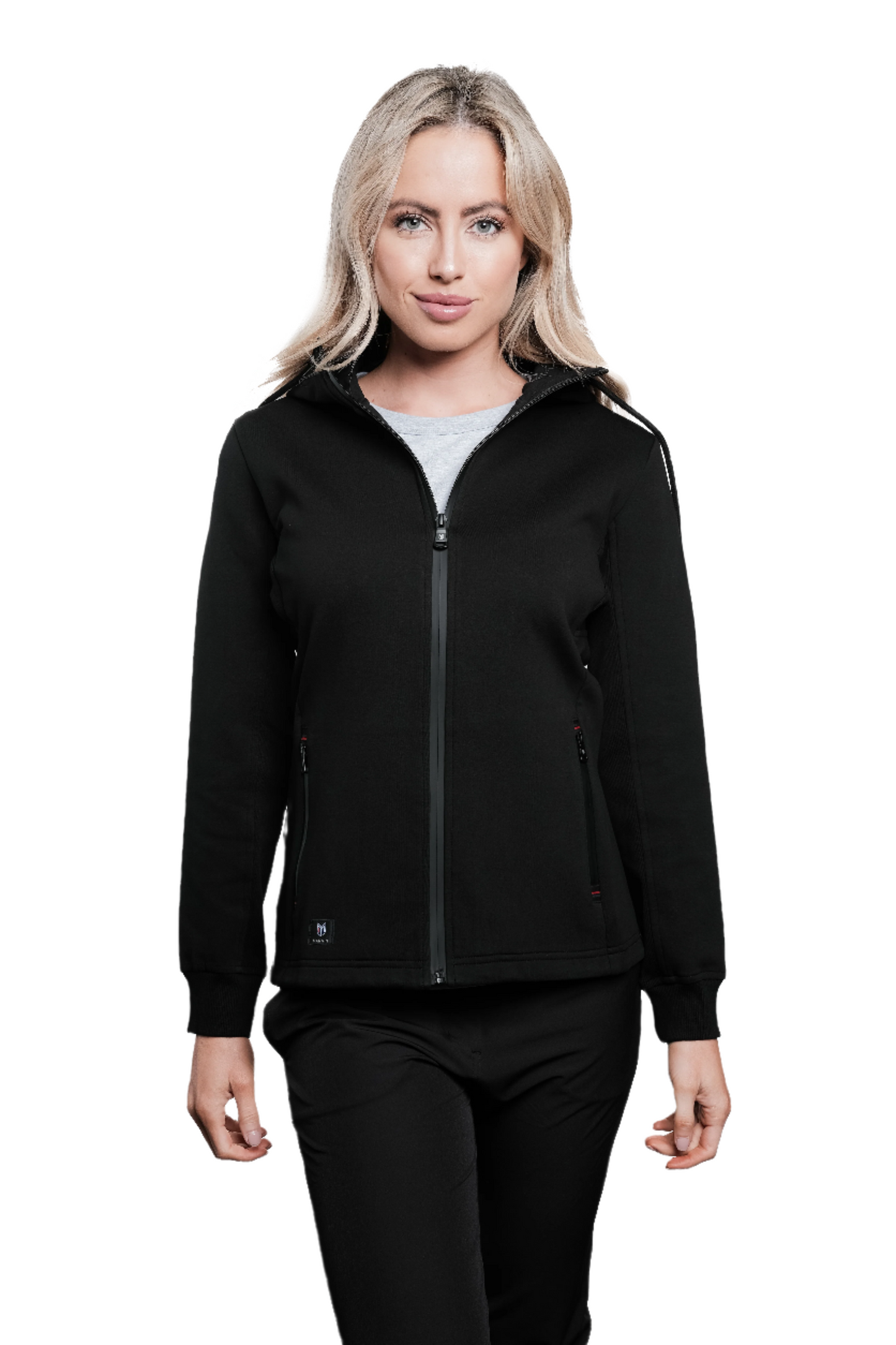 Haltia Black Full Zip Hoodie