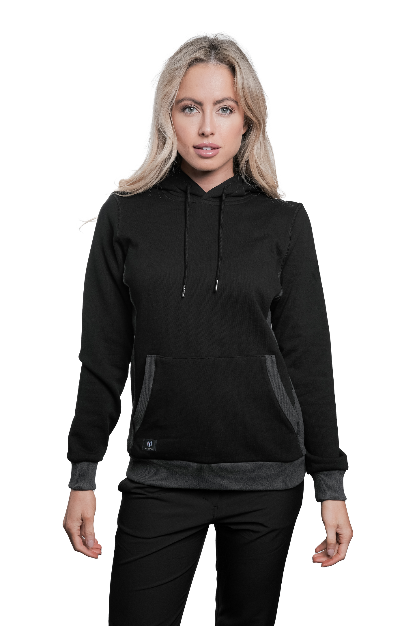 LA Rosa Black/Grey Pullover Hoodie