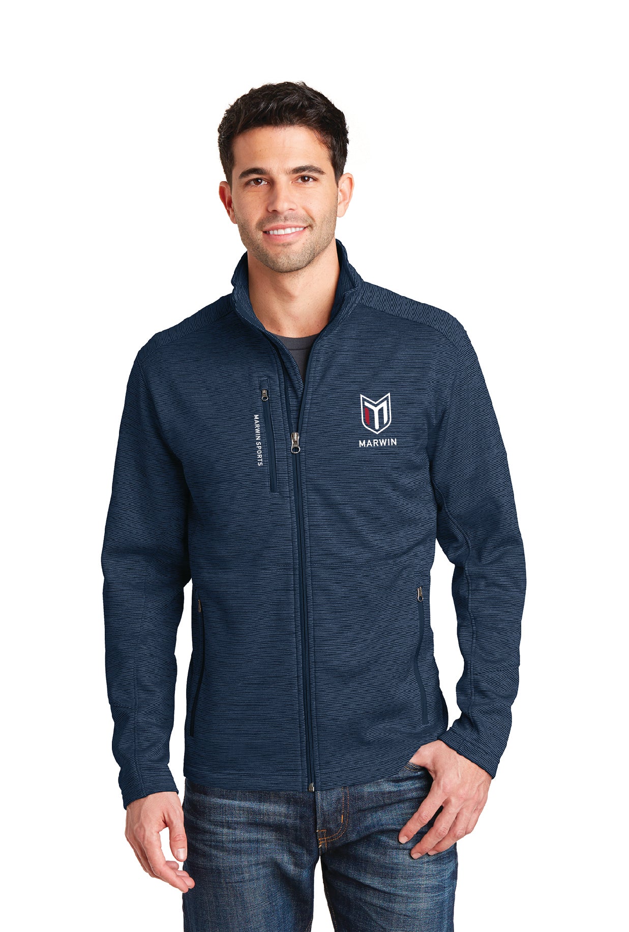 Marwin Access Fleece Navy Jacket