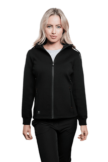 Haltia Women's Full Zip Hoodie - Black - Marwin Sports