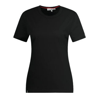 Hayden Crew Neck Women's Tee - Black - Marwin Sports
