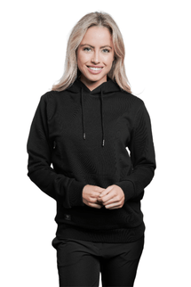 La Rosa Women's Pullover Hoodie - Black - Marwin Sports