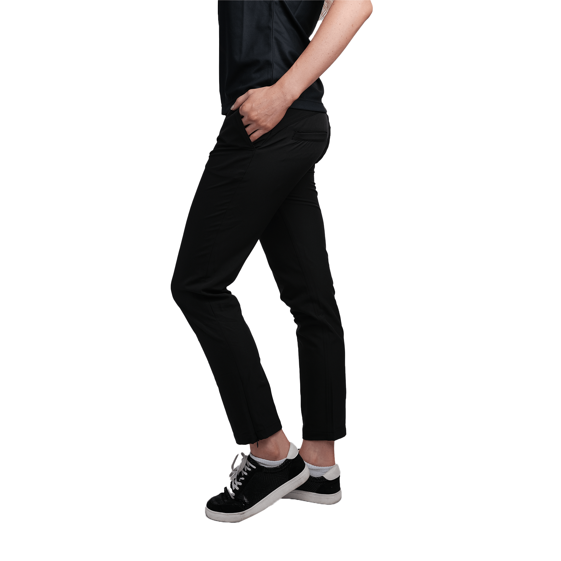 Lux Trek Women's Performance Pants Slim Fit - Black - Marwin Sports