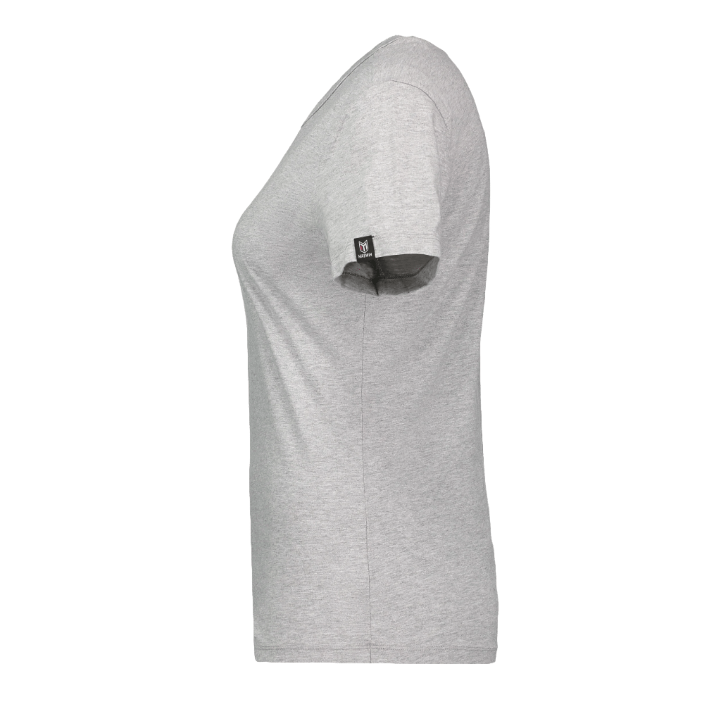 Marwin Sports Cotton Crew Neck Women's Tee - Grey - Marwin Sports