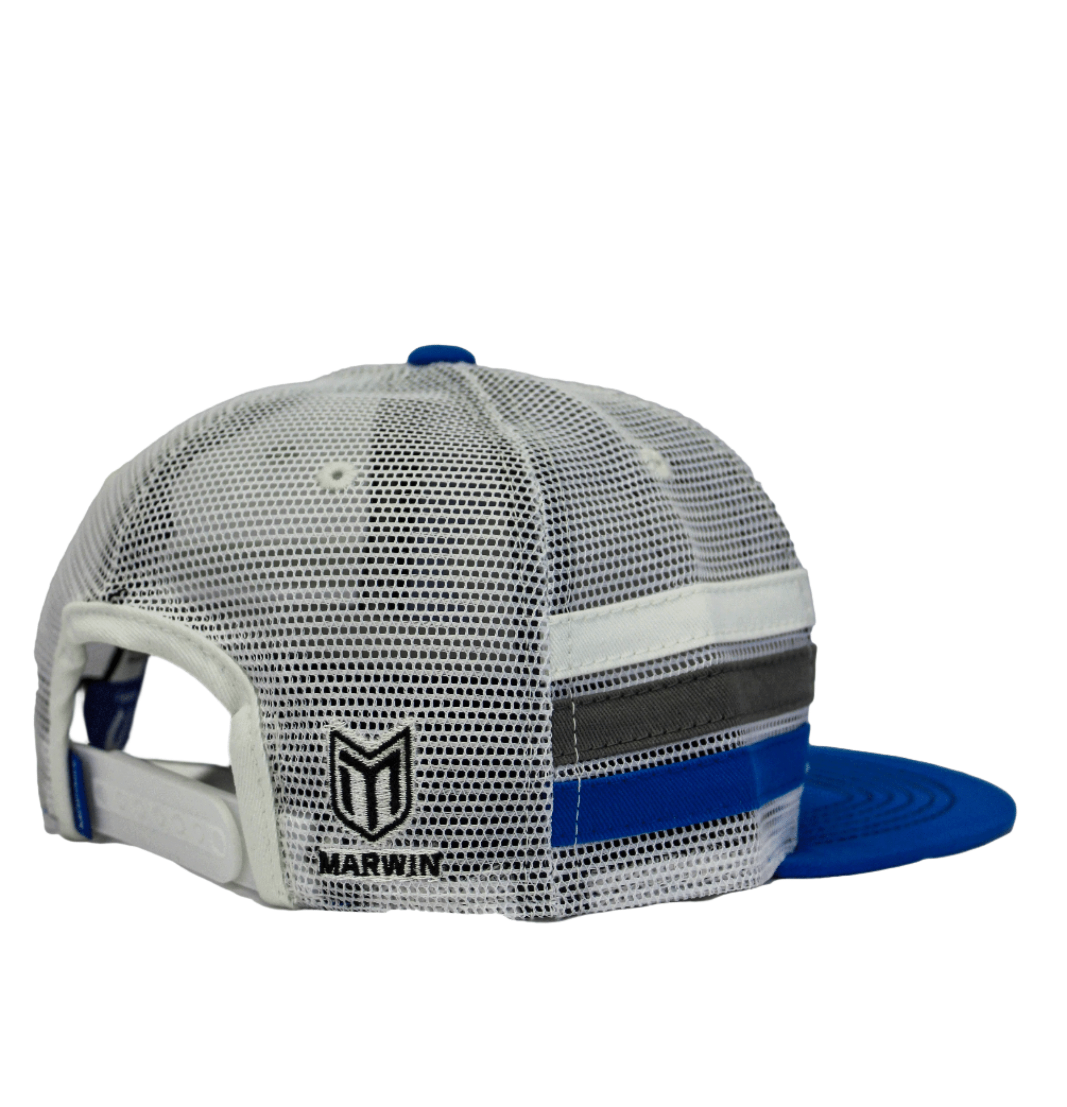 Marwin Sports Mopar Logo Embroidered 6 Panel Hat - Blue/White - Marwin Sports