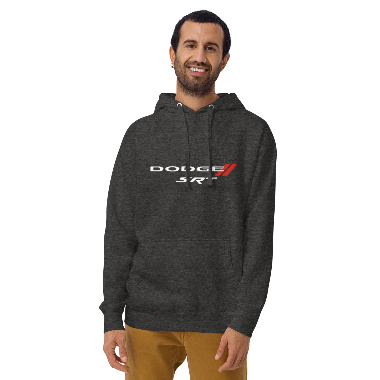 Dodge SRT Unisex Charcoal Heather Fleece Hoodie
