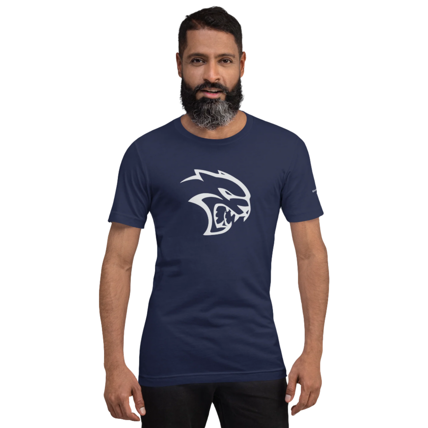 Dodge Hellcat Unisex Navy Short Sleeve TEE