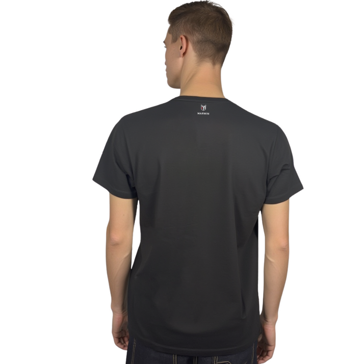 Marwin Sports Mopar Men's Cotton Crew Neck Tee - Black