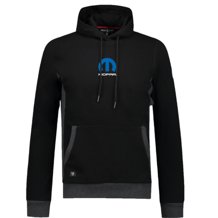 Marwin Sports Mopar Men's Pullover Hoodie - Black/Grey