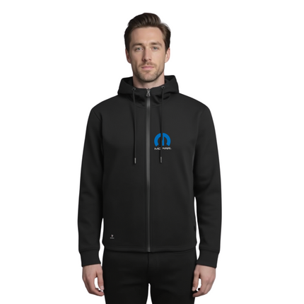 Marwin Sports Mopar Full Zip Men's Hoodie - Black/Grey