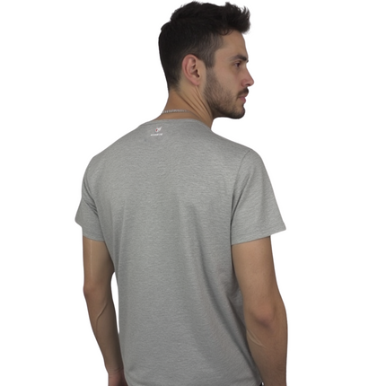Marwin Sports Mopar Men's Cotton Crew Neck Tee - Grey