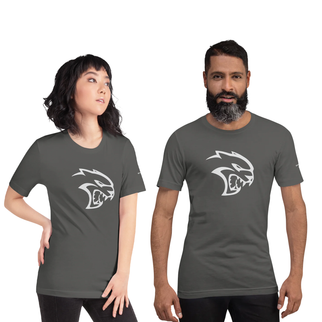 Dodge Hellcat Unisex Charcoal Heather Short Sleeve TEE