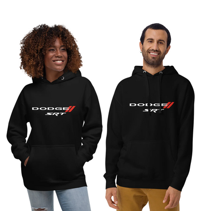 Dodge SRT Unisex Black Fleece Hoodie