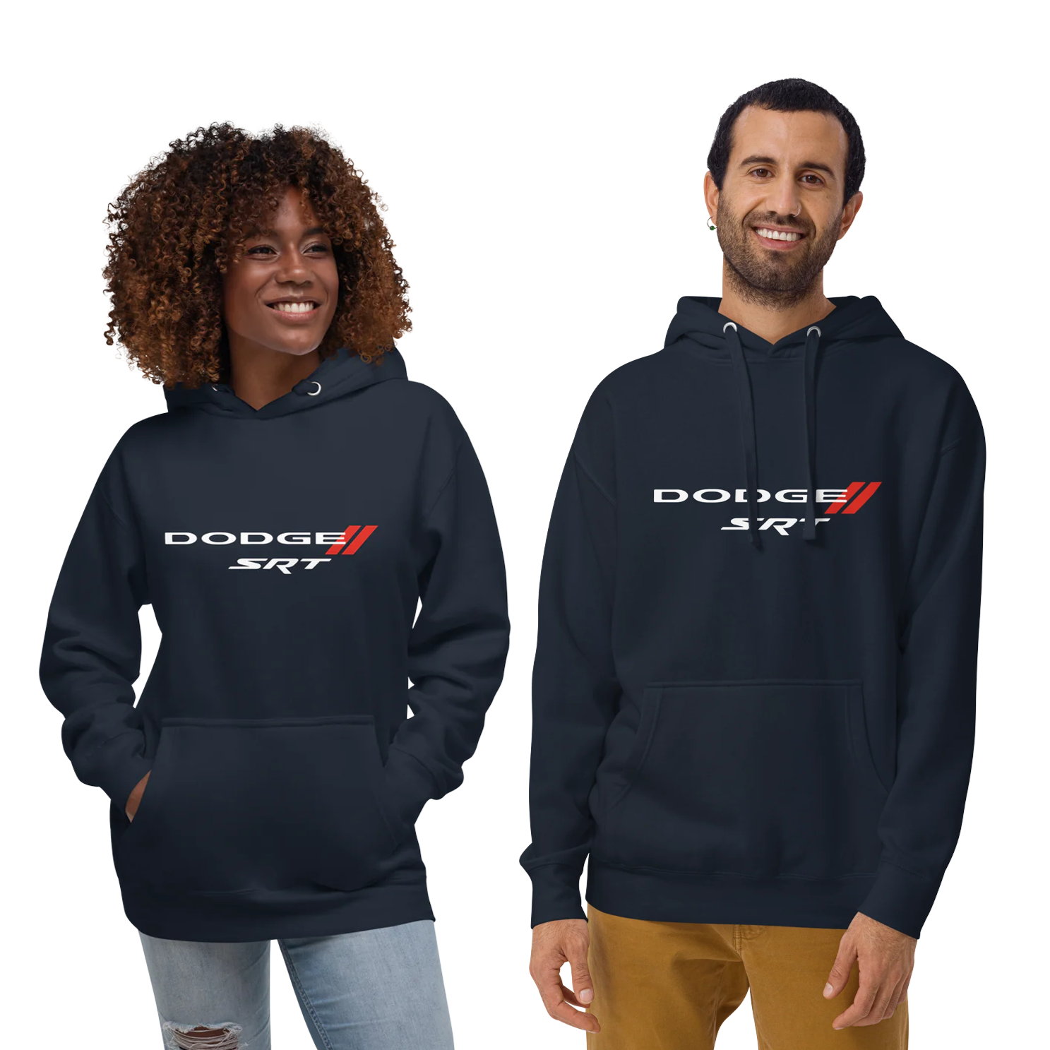 Dodge SRT Unisex Navy Fleece Hoodie Marwin Sports