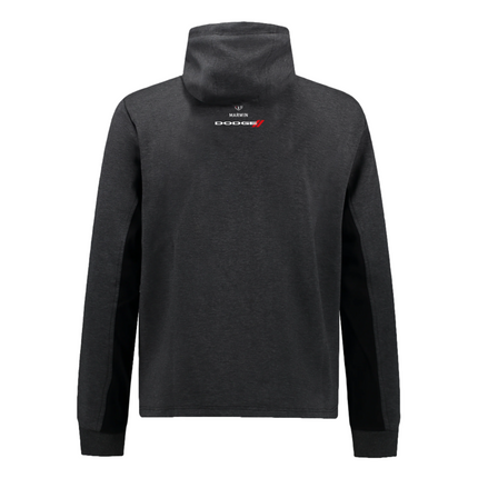 Marwin Sports Dodge Hellcat Full Zipper Men's Hoodie - Grey/Black