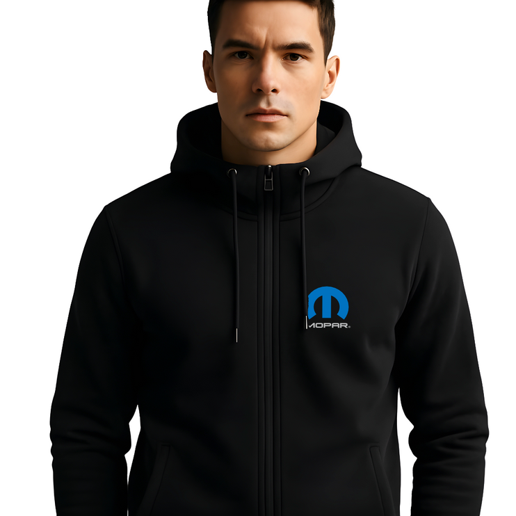 Marwin Sports Mopar Full Zip Men's Hoodie - Black