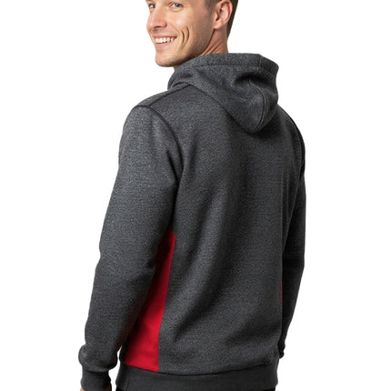 Marwin Sports Classic Men's Pullover Hoodie - Grey/Red
