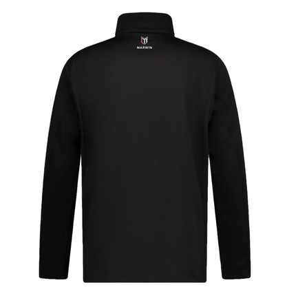 Marwin Sports Mopar Quarter Zip Men's Pullover - Black