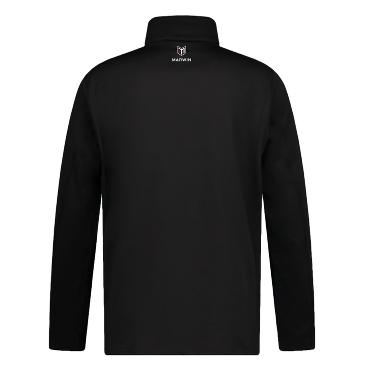 Marwin Sports Mopar Quarter Zip Men's Pullover - Black