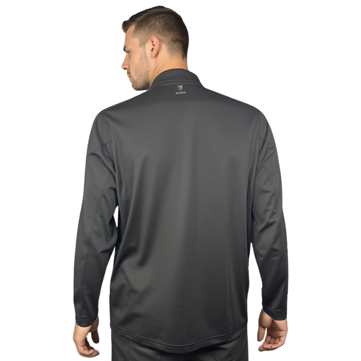 Marwin Sports Mopar Quarter Zip Men's Pullover - Black