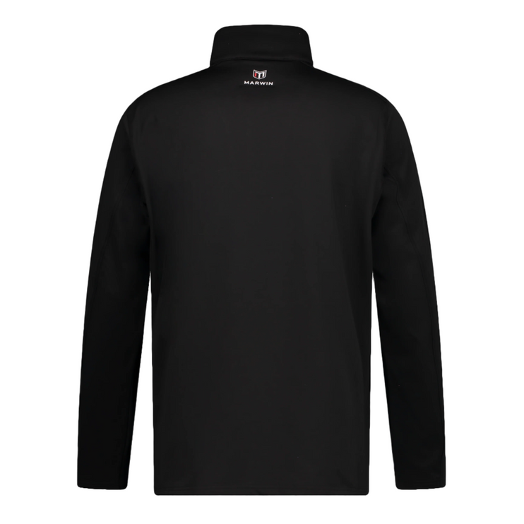 Marwin Sports Quarter Zip Men's Pullover - Black
