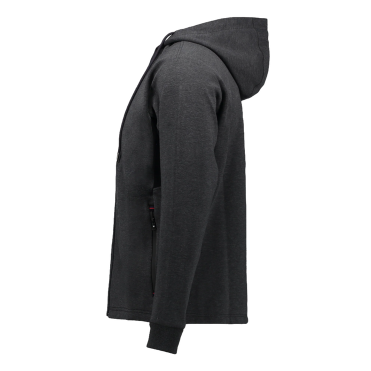 Marwin Sports Dodge Demon Full Zipper Men's Hoodie - Grey/Black