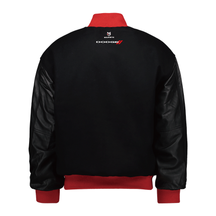Marwin Sports Dodge SRT Letterman Men's Jacket - Black/Red