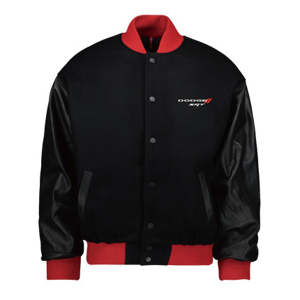 Marwin Sports Dodge SRT Letterman Men's Jacket - Black/Red