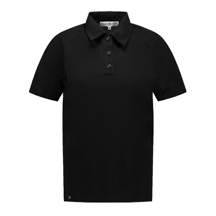 Fallon Black Button Polo