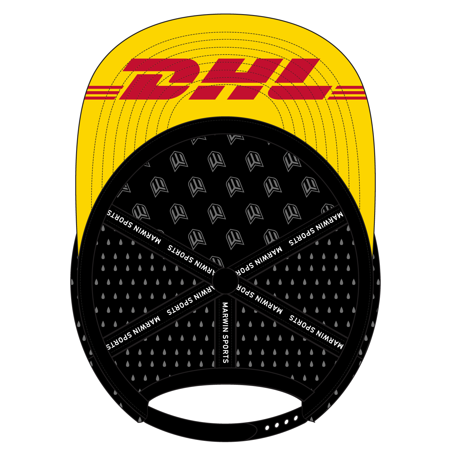 AeroFlow Performance Hat – Official Alex Palou DHL CGR Fanwear - Marwin Sports